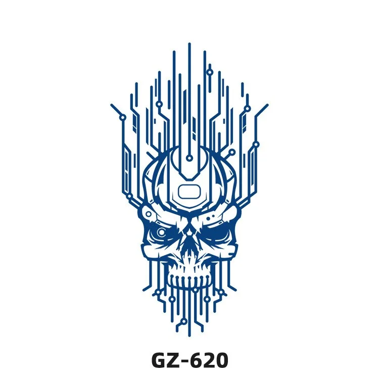 Sdrawing 2022 New Punk Trend Temporary Tattoo Lion Tiger Animal Pattern Juice Tattoo Waterproof Lasting Hot Girl Y2k Fake Tattoo