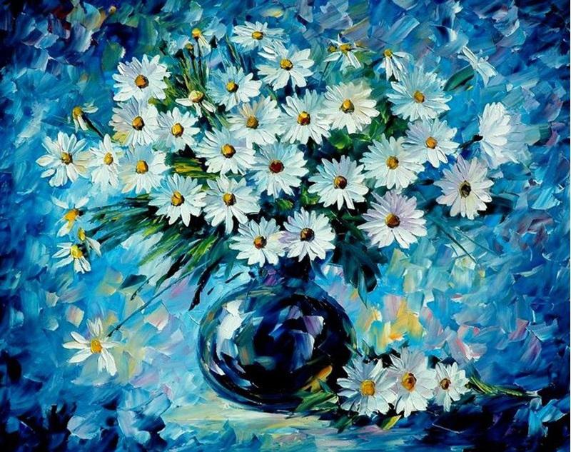 

Daisies Vase – Paint By Numbers - 40*50CM, 501 Original