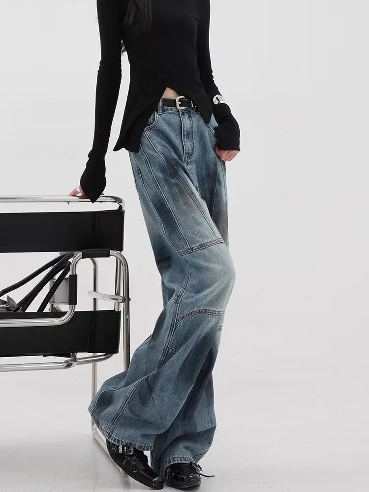 Blue Gothic Baggy Harajuku Pant