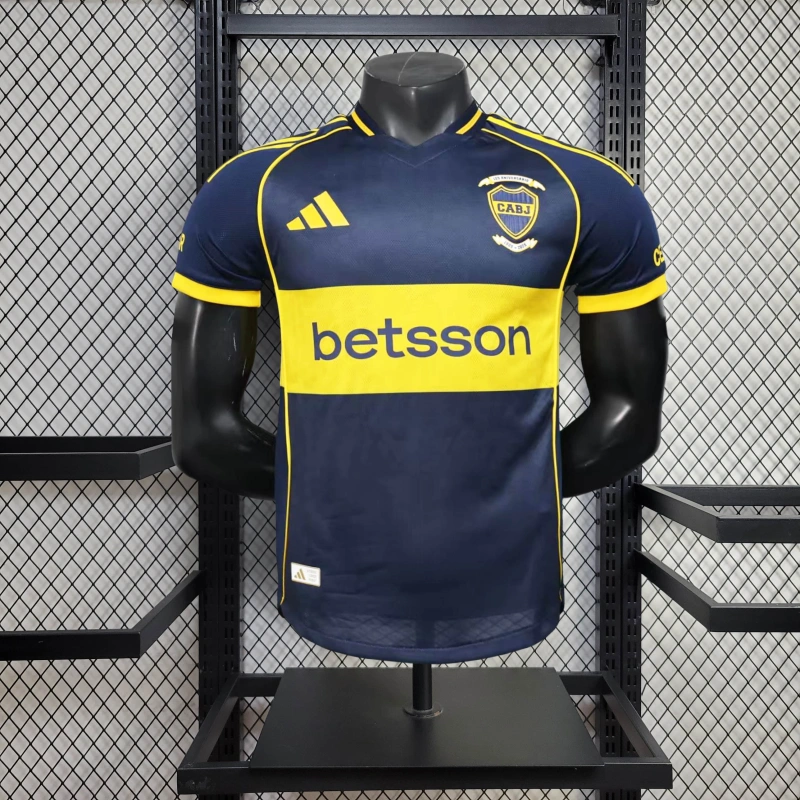 25/26 Boca Juniors Home Player Version Football Jersey 1:1 Thai Quality