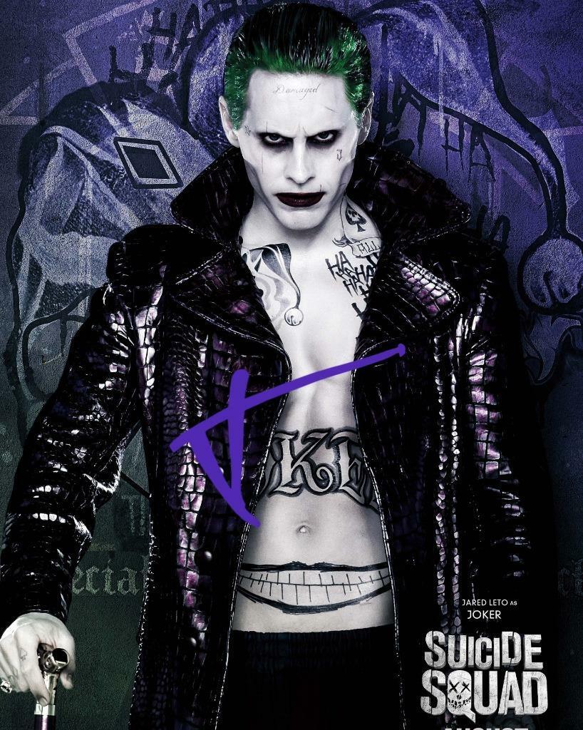 Jared Leto Suicide Squad SIGNED AUTOGARPHED 10 X 8