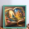 Castle In The Book-11CT Stamped Cross Stitch 50*50cm/19.69*19.69in tapestrymarket