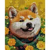 Dog - Full Embroidery 2 Strands 14CT Stamped Cross Stitch - 37*47CM