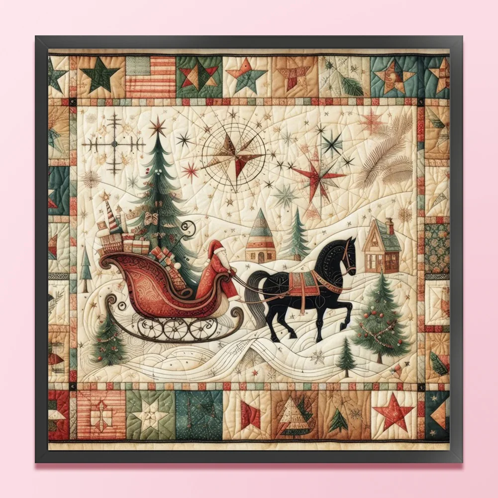 11CT Stamped Cross Stitch Pillowcase - Sleeping Hedgehog(Canvas|45*45CM) - Eco-Friendly Cotton Thread