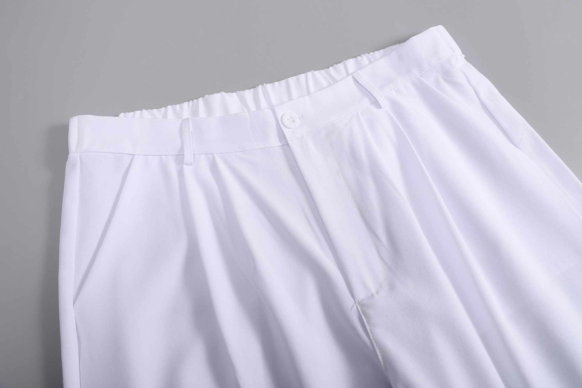 White Lineart Print 2-Piece Walking Set