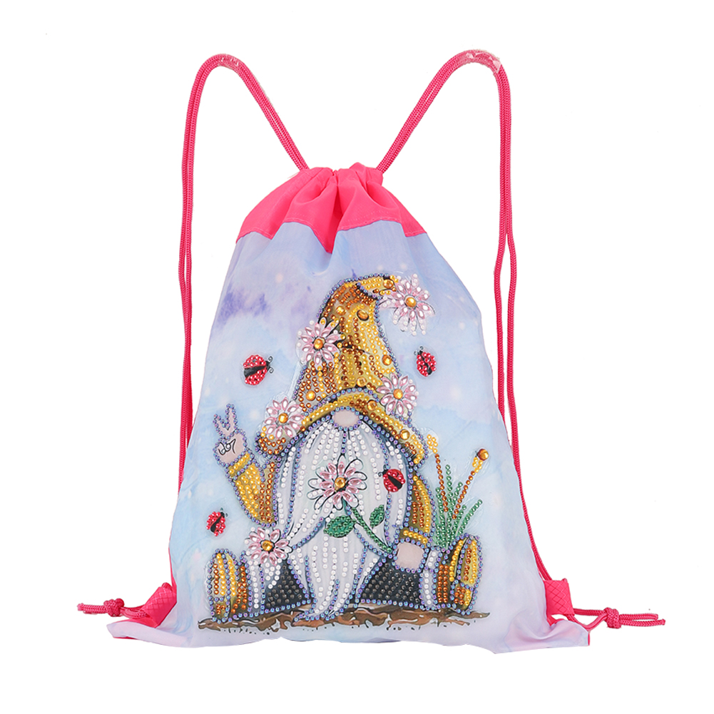 

Gnome - 5D DIY Craft Drawstring Backpack Bag, 501 Original