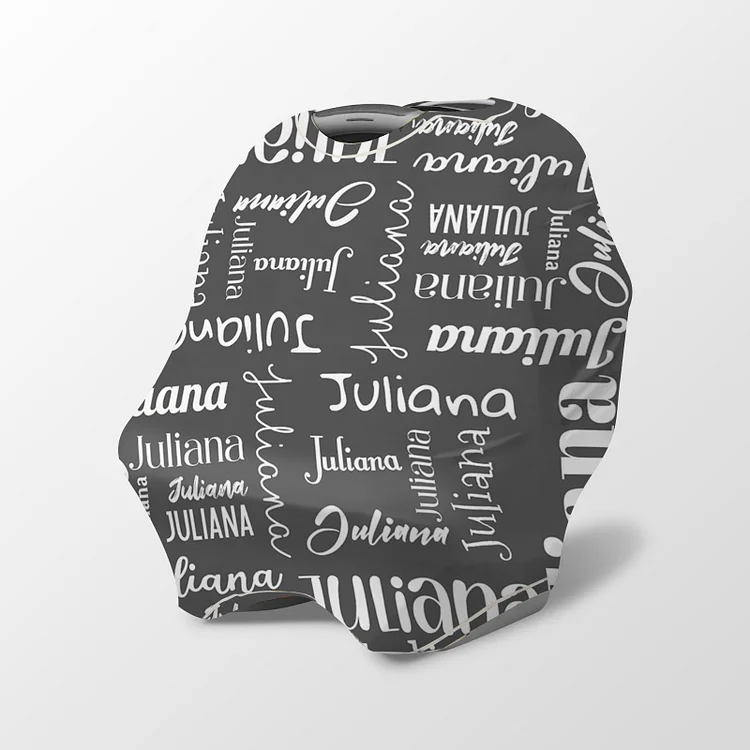 Personalized Baby Letter Car Seat Canopy | Canopyl256
