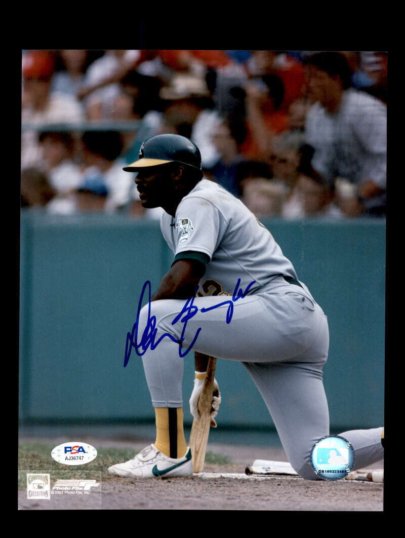 Don Baylor PSA DNA Coa Signed 8x10 Photo Poster painting A`s Autograph