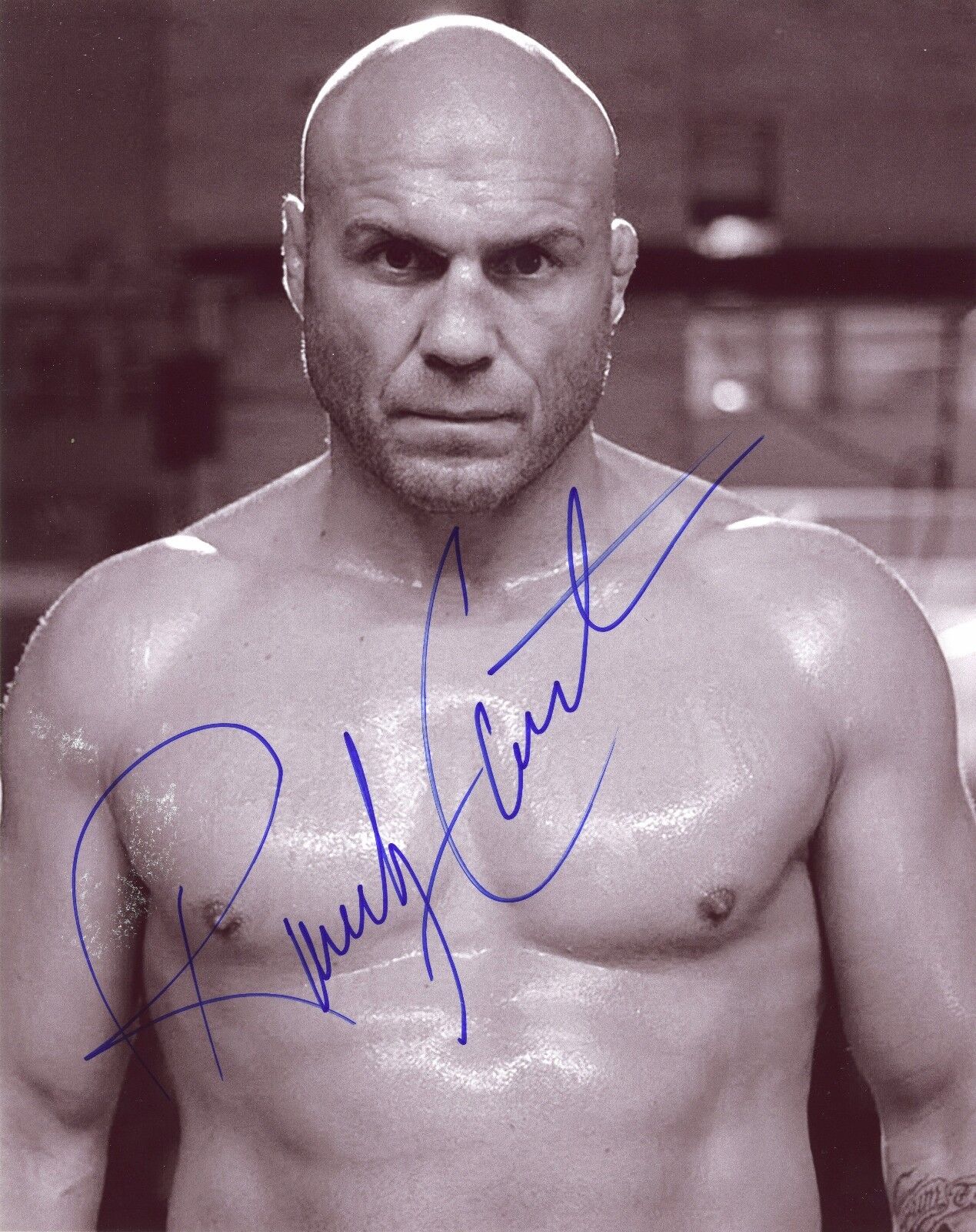 RANDY COUTURE Authentic Hand-Signed UFC - THE NATURAL