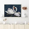 White Swan-14CT Stamped Cross Stitch 52*40cm/20.47*15.75in