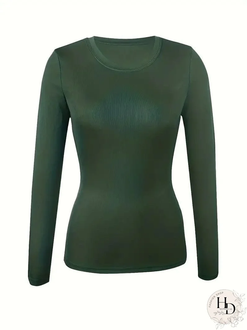 Trendy Ribbed Mock Neck Top