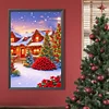 (40*60cm)Snow View - Full Round Drill Diamond Painting