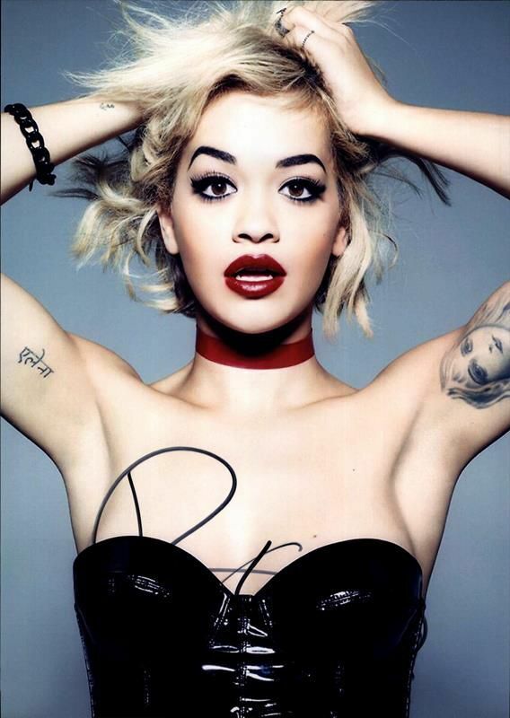 Rita Ora Band Aid 30 Authentic signed rock 10x15 Photo Poster painting W/Cert Autographed 325-a