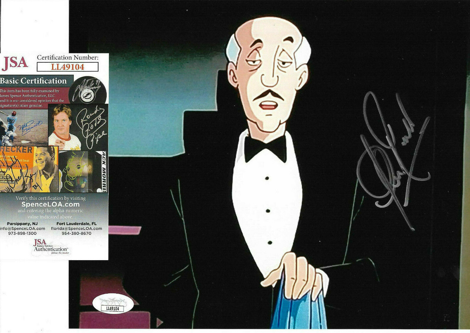 Clive Revill Signed 8x10 Photo Poster painting Autographed, Batman Animated, Alfred, JSA COA