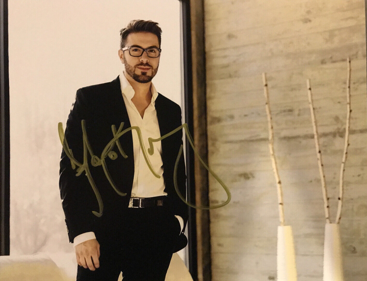 DANNY GOKEY SIGNED 8x10 Photo Poster painting AUTOGRAPHED CHRISTIAN SINGER AMERICAN IDOL RARE!!