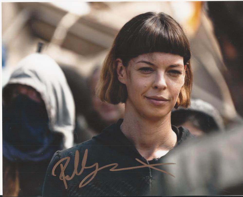 Pollyanna McIntosh - The Walking Dead signed Photo Poster painting