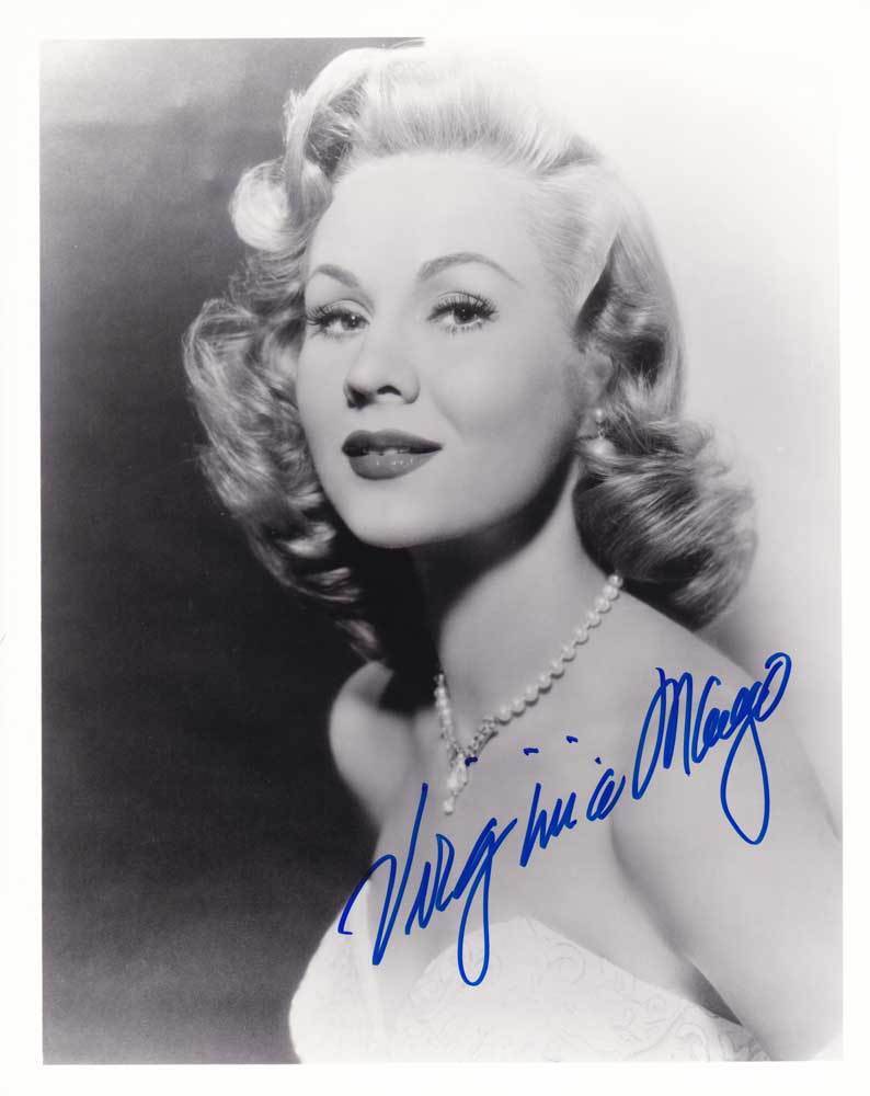 Virginia Mayo AUTHENTIC Autographed Photo Poster painting SHA #43524