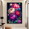 (Big Size)Peony - 11CT Stamped Cross Stitch - 40*60cm - Flower
