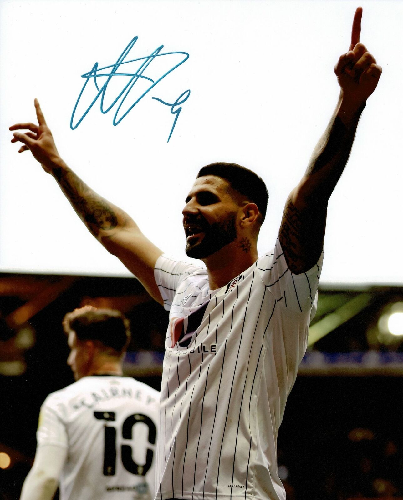 Aleksandar Mitrovic Signed 12X8 Photo Poster painting Fulham F.C. Autograph AFTAL COA (1654)