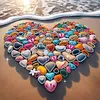 Stone Art Special Shaped 5D DIY Partial Drill Diamond Painting Kits for Adults Beginners Home Decor Diamonds Dots Gem Art 11.81 X11.81inch