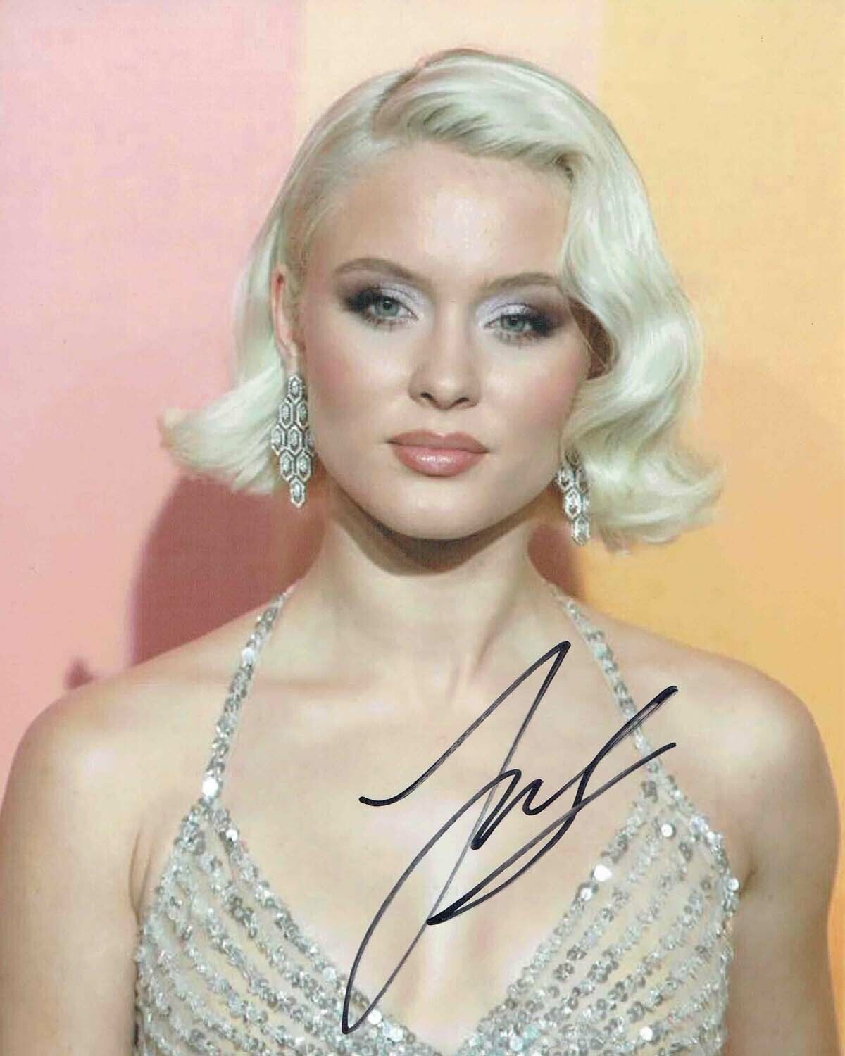 Zara LARSSON SIGNED Autograph 10x8 Photo Poster painting 4 AFTAL COA Swedish Singer