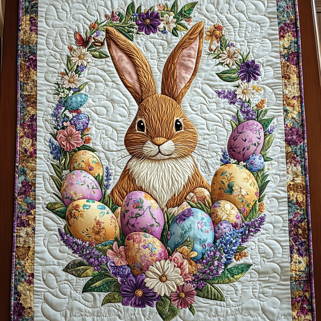 Cotton Tail Magic Quilted Table Runner NCU0DK5621