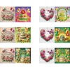 (US Only)6PCS DIY Diamond Art Greeting Cards Birthday Theme Congratulations Cards & Gifts