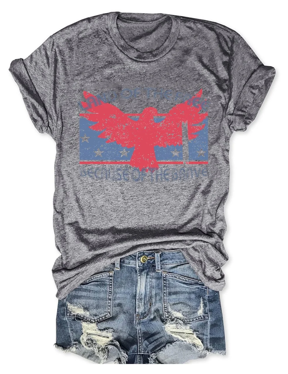 Land of the Free Because of the Brave T-Shirt