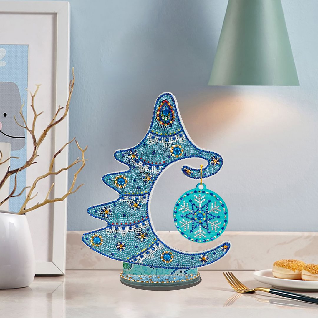 DIY Diamond Painting Christmas Tree Crystal Art Ornaments