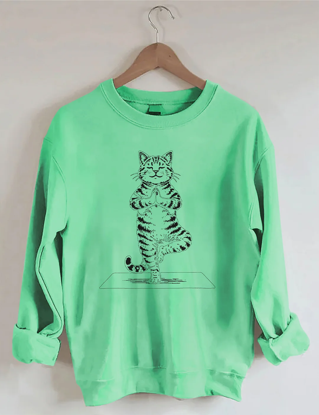 Meditation Yoga Cat Sweatshirt