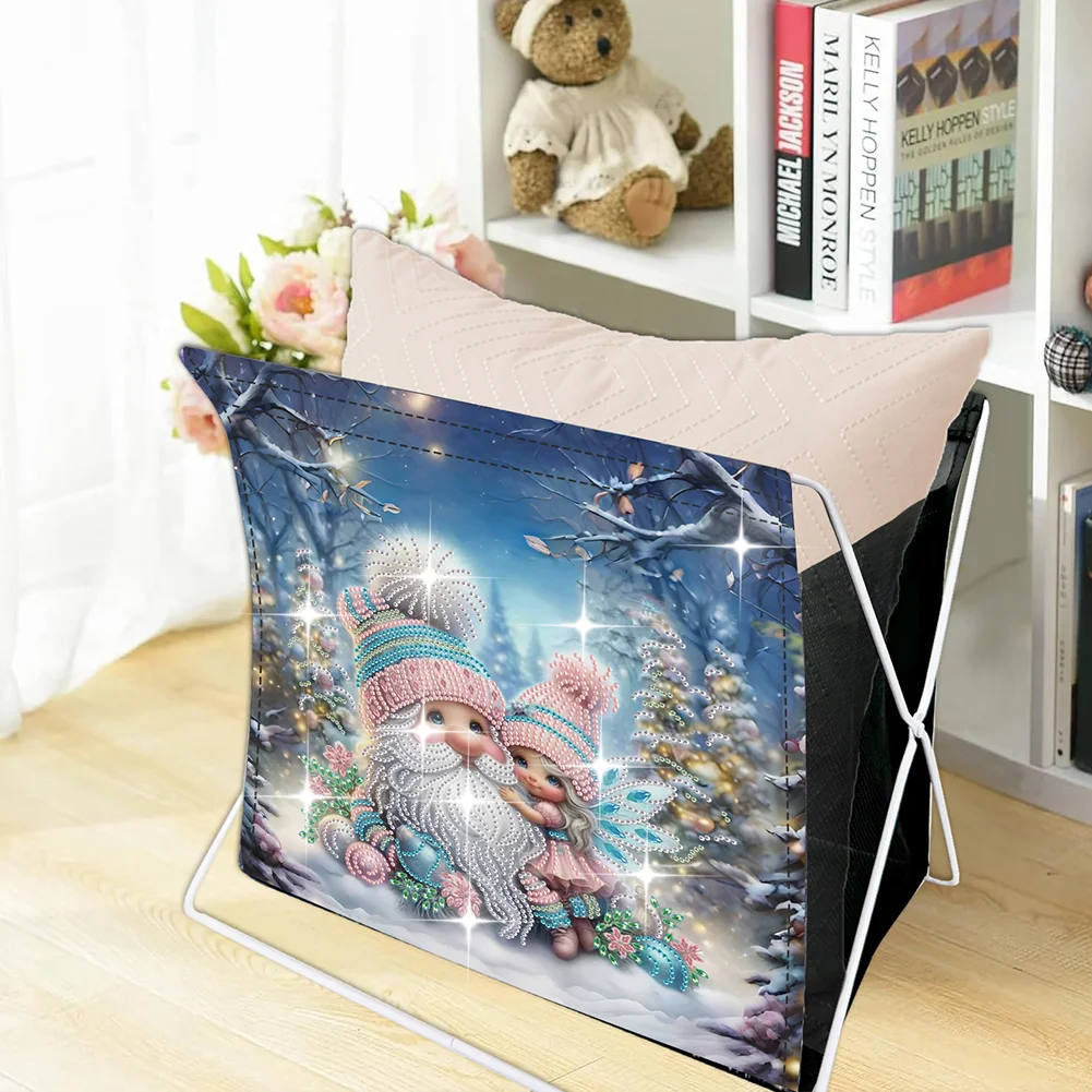 DIY Santa Claus Special Shape Diamond Painting Storage Rack for Adults Kids
