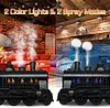 Vintage Steam Train Humidifier, Essential Oil Diffuser, 2 Modes Night Light Cool Mist Humidifier for Bedroom, Office Desktop