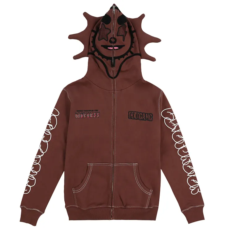Shine Through the Dark Zip Hoodie (Sienna)