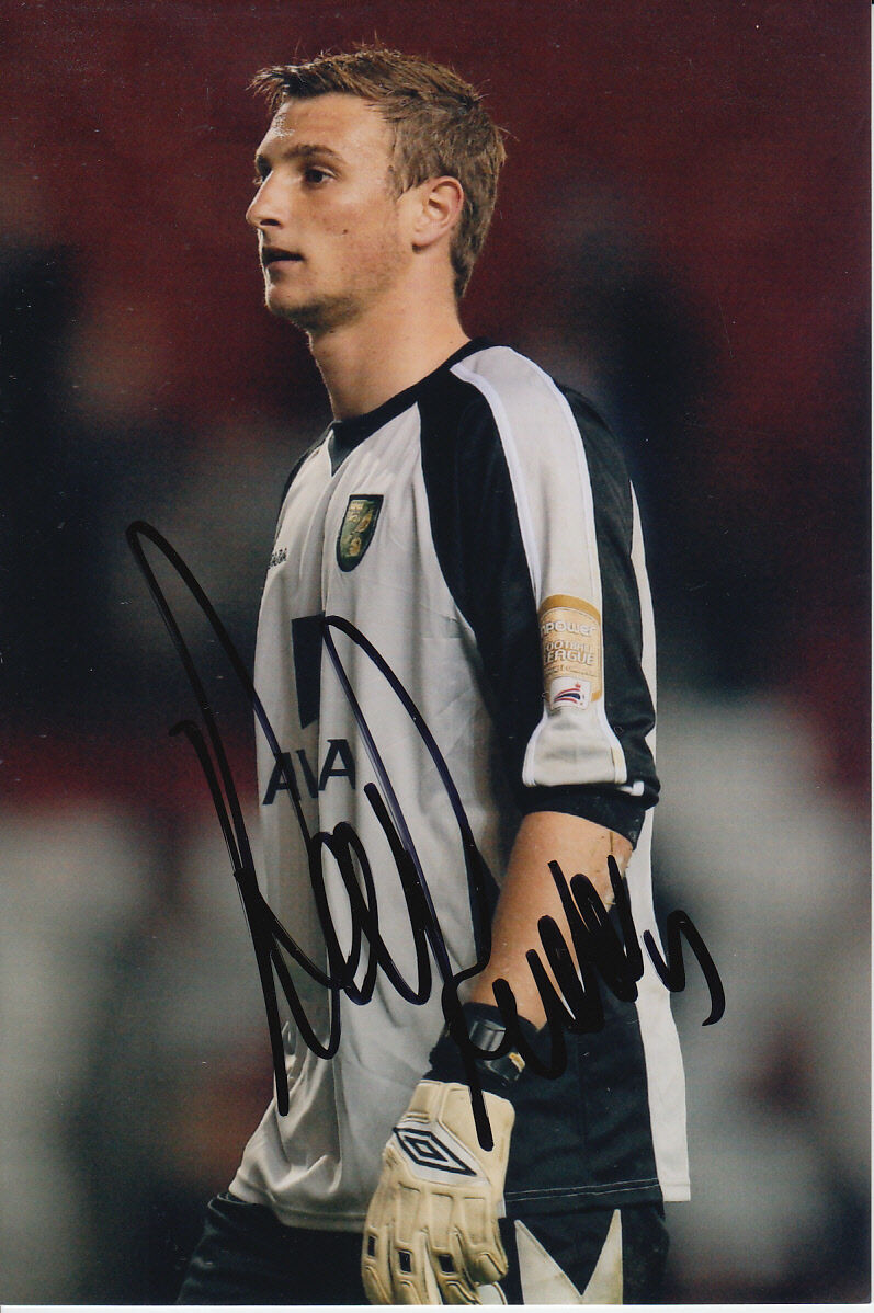 NORWICH CITY HAND SIGNED DECLAN RUDD 6X4 Photo Poster painting 1.