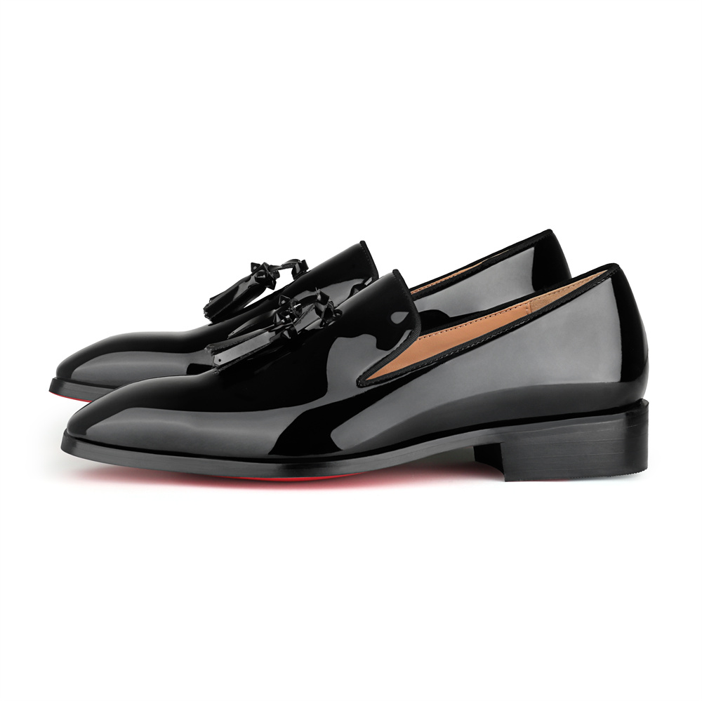 Merumote Gentleman's Oxford Shoes Red bottom Classic Formal Shoes-MERUMOTE