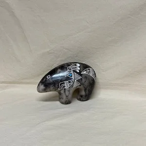 pornhint Pornhint Native American Acoma horse hair fetish bear with kokopelli & kiva step designs