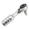 Mini Ratchet Wrench 1/4 Inch Short Ratchet Handle High Quality Socket Tool Torque Ratcheting Wrench for Daily Bicycle Car Repairs