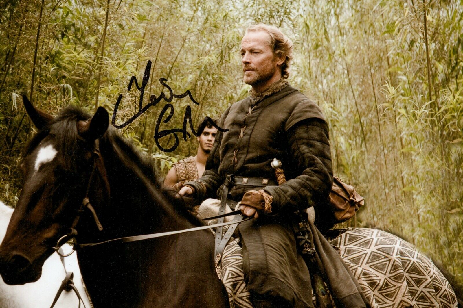 Iain Glen Signed 6x4 Photo Poster painting Game of Thrones Downton Abbey Dr Who Autograph + COA