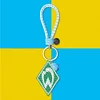 >SALE<DIY Diamonds Painting Keychain Werder Bremen Football Club Badge Crafts (YS0107)