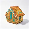 DIY 3D Diamond Painting Wooden Puzzle, Jigsaw Puzzle Diamond Art Holiday Party Xmas Decorations Hanging Kits