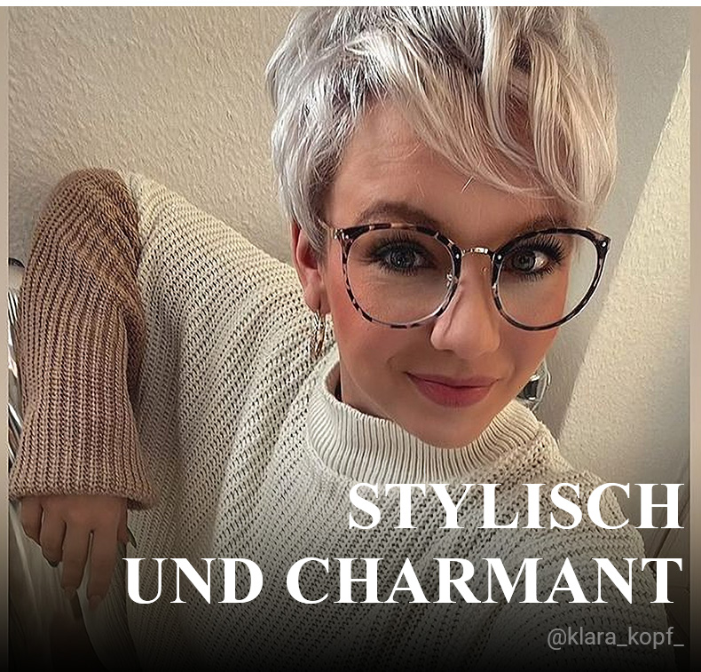 Abbas Schwarz-Tortoise Rund Brille