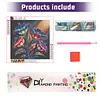 Diamond Painting -5D Full Round Drill Neon Tulip(40x40cm-Box Packagin)