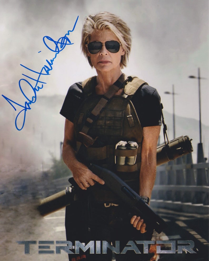 Linda Hamilton Signed Autographed Terminator