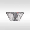 Men's Low-Rise Sexy Satin Ice Silk Ultra-Thin U-Shaped Pouch Leopard Print Briefs
