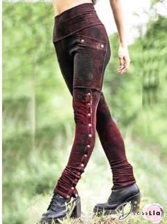 Cotton-Blend Casual Pants