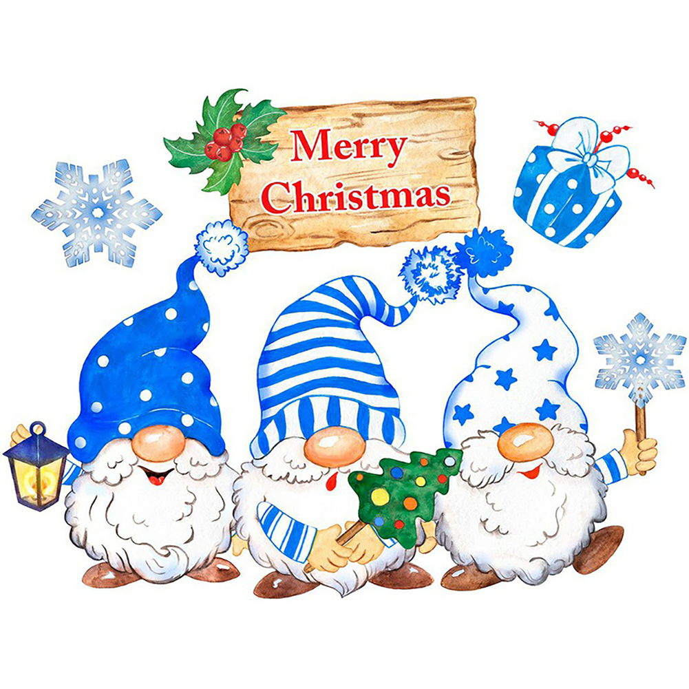 

Christmas Gnome - Round Drill Diamond Painting - 40*30CM, 501 Original