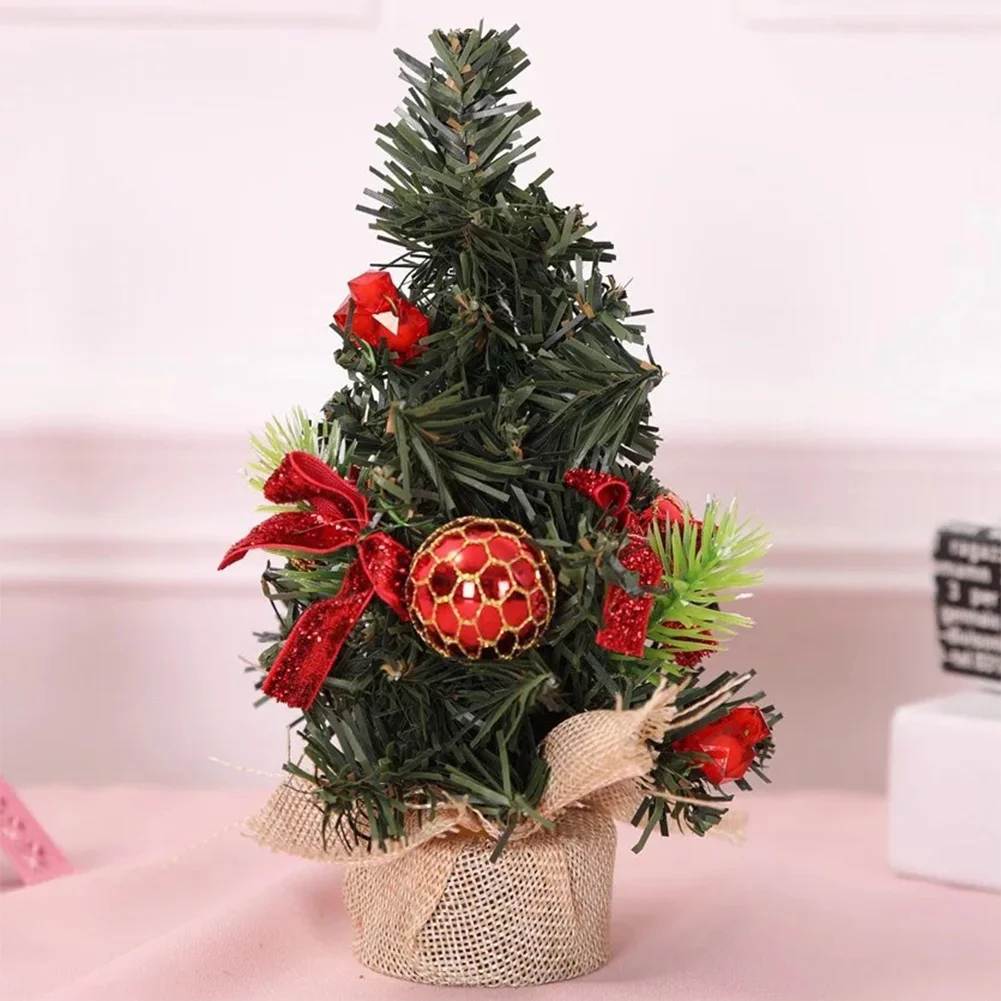 20cm Artificial Xmas Tree Great Gifts Tabletop Mini Tree Festival Party Supplies