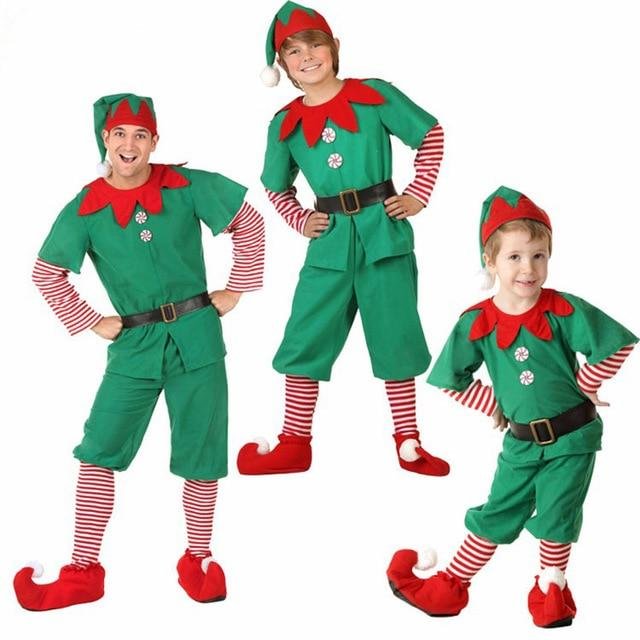 Christmas Elf Family Costume-Mayoulove