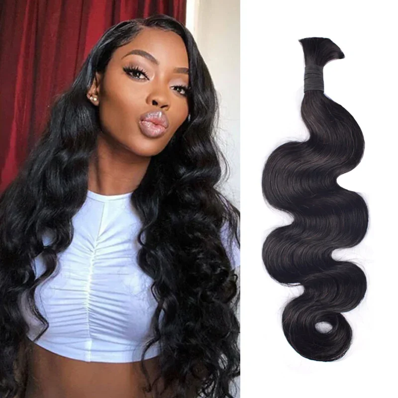 Body Wave 12A Grade Human Hair Bulk 