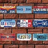 9pcs - Car License Plate - Vintage Metal Signs(6*12Inch) - Car License